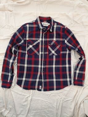 Alpine Design Men's Red & Navy Plaid Flannel